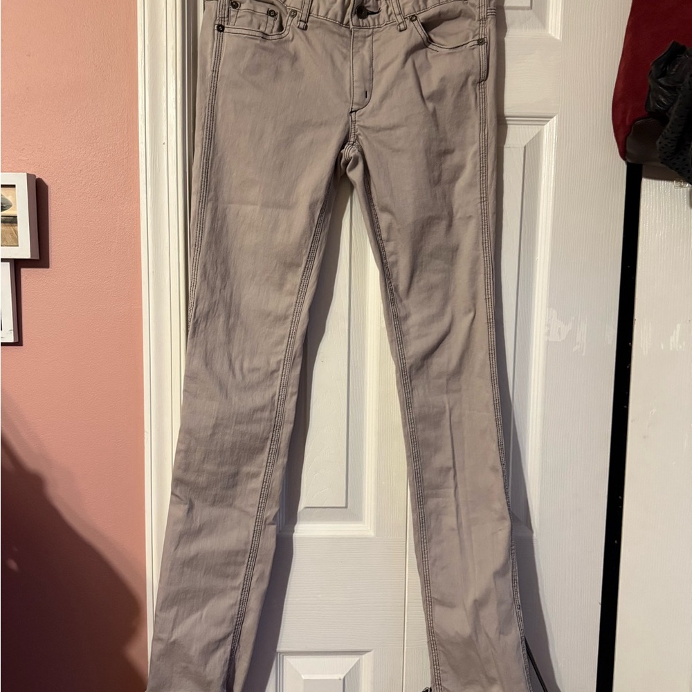 Rag & Bone Light Gray skinny jeans